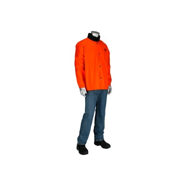 Pip Ironcat 9oz 30in Sateen Cotton Jacket, Orange, M 7050O/M - main